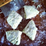 cutting gnocchi dough
