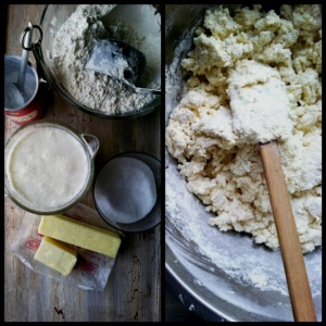 shortcake making